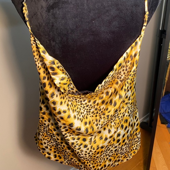 Urban outfitters leopard spaghetti strap top. - Picture 2 of 3